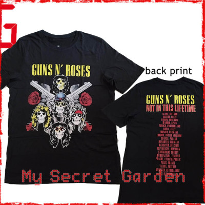 Guns N' Roses - Not In This Lifetime Official T Shirt ( Men M) ***READY TO SHIP from Hong Kong***
